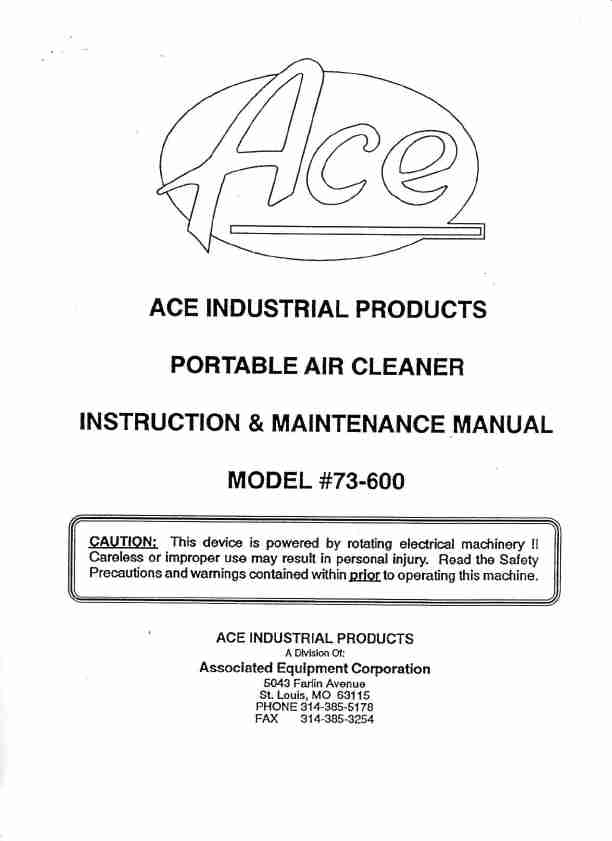 Associated Equipment Air Cleaner 73-600-page_pdf